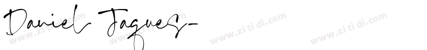 Daniel Jaques字体转换